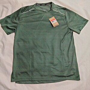Nike Men’s Dri-Fit Miler Running Shirt Jungle Green Reflective Sz L AJ7565-338